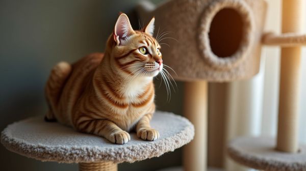 Adoptez un arbre à chat stable et esthétique pour votre félin